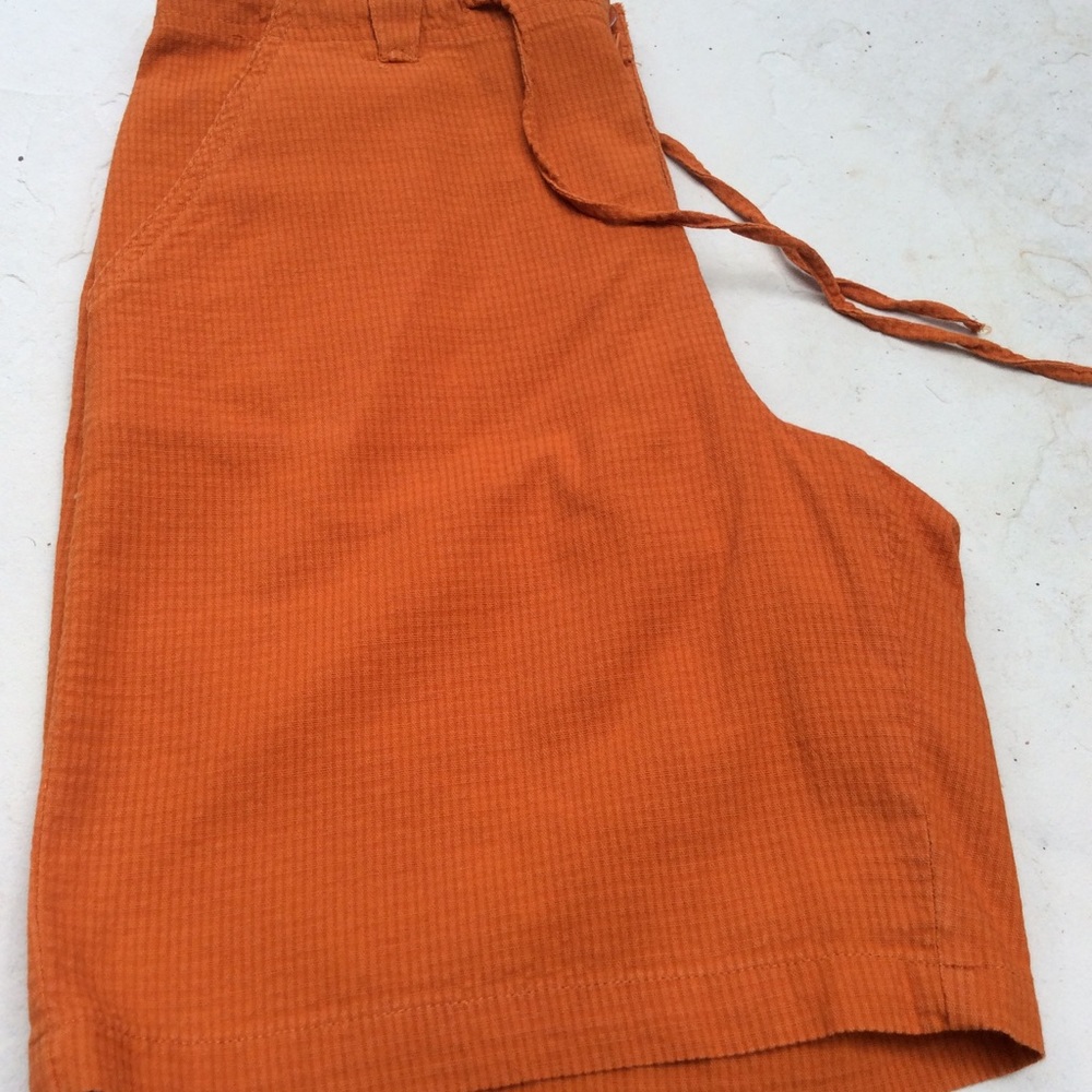 Burnt orange shorts - Picture 2 of 4